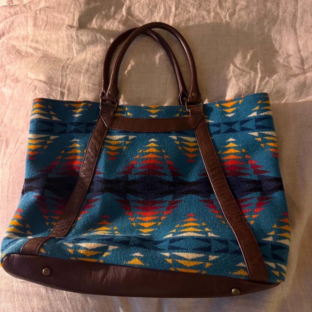 Pendleton Multicolor Geometric Tote Bag